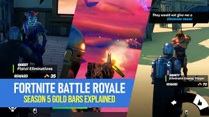Fortnite season 5 has rocketed off to a great start after the exclusive galactus event broke a record number of players. Fortnite Season 5 Gold Bars Explained Youtube