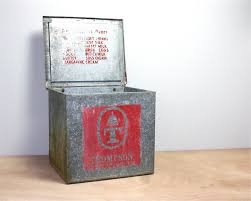 My Grandpa Grandma Sims Had A Silver Milk Box On Their Front Porch When I Was A Small Child It Sat There For Decades After Milk Box Thompsons Milk And