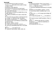 A pez b mariposa c serpiente d araña. Avancemos 2 Unit 3 Lesson 1 3 1 Crossword Puzzle By Senora Payne