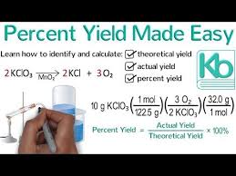 Percent Yield Made Easy Stoichiometry Tutorial Part 4 Youtube Teaching Chemistry Chemistry Classroom Chemistry Class