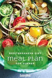 Mediterranean Diet Meal Plan For Summer 2 000 Calories Mediterranean Diet Recipes Mediterranean Diet Meal Plan Diet Recipes