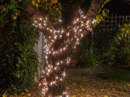 Ways to bring light to a backyard party. How To Wrap Trees With Outdoor Lights