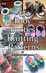 Free baby cardigan patterns, baby blankets, booties and more! Baby Booties Knitting Patterns In The Loop Knitting