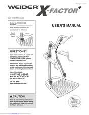 weider x factor user manual pdf download