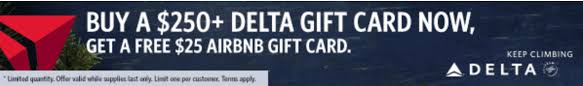 Check spelling or type a new query. Buy 250 Delta Gift Card And Get Bonus 25 Airbnb Gift Card Doctor Of Credit