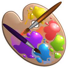 School Palette With Paint Brushes Png Image Free Clip Art Art Clipart Sun Clip Art