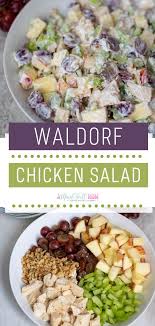 Waldorf Chicken Salad Waldorf Chicken Salad Grape Recipes Waldorf Salad