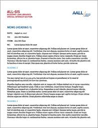 Microsoft Word All Sis Memo Template Docx Aall