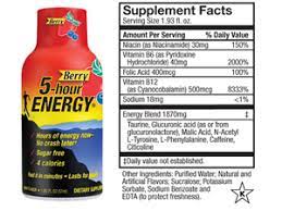 Ultimately, the caffeine in 5 hour energy is safe; 5 Hour Energy To Hand Over Ingredient List