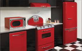 Love the antique white cabinets that looked like original to this home when it was bought. Antique Appliance Reproductions