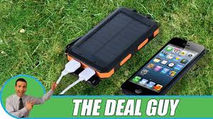 Solar Powered Phone Charger For Android Iphone 7 Drop Test Youtube