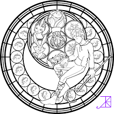 Jack Frost Stained Glass Coloring Page By Akili Amethyst D71ue0a Png 3600 3600 Cross Coloring Page Dinosaur Coloring Pages Disney Stained Glass