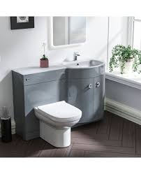 At tap warehouse, our range of vanity units covers everything from cloakroom units that are perfect for today's compact bathrooms, right through to our. Braxter 1100mm Rh Bathroom Basin Combination Vanity Unit Eslo Back To Wall Toilet