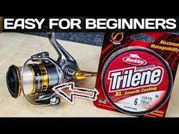 How To Spool A Spinning Reel Tips To Help Beginners Youtube