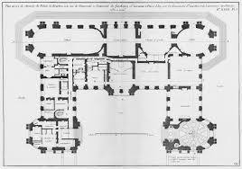 Plan Of The Palais De Bourbon Paris Architectural Floor Plans French Architecture Architecture Plan
