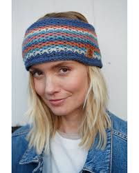 Women's Winter Hat Fingerless Gloves 100% Wool Headband Textured Knitwear  Fair Trade Sustainable Fashion Pachamama