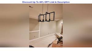 Farmhouse lighting doesn't have to cost a fortune! Top 10 4 Light Modern Farmhouse Kitchen Island Lighting Black Chandelier Industrial Ceiling Light F Youtube