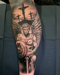 Christian icons like these instill the epitome of salvation by permanently engraving a connection with spirituality. Angel Tattoos