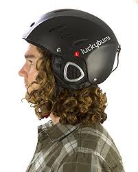 lucky bums snow sport helmet matte black x large