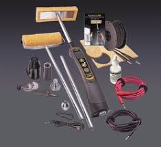 Bhaskar holiday detector is a fully solid state device and has no moving part except the indicator pointer (digital readout on special demand can be supplied). Coating Inspection Equipment Paint Inspection Holiday Detection Low Voltage Sponge Tester Mtest