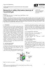 There are even digital carbon monoxide detectors that allow you to see the levels of carbon monoxide in your home and observe if they fluctuate. Pdf Research On Safety Information Terminal Of Household Gas