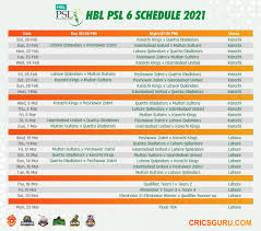 Psl 2021 teams, squads, players. Psl 2021 Live Streaming Schedule Venues Teams Squads Point Table