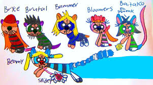 Bammer In The Daredevil House Bammer Daredevil House Sundaflyinglemur In 2020 Rowdyruff Boys Big Blue House Blue House