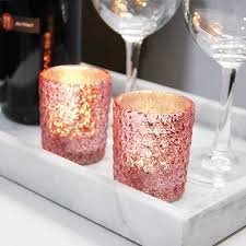 Buy Shmilmh Rose Gold Tealight Candle Holders Votive Candle Holder Small Mercury Glass Votives For Wedding Table Centerpiece Baby Shower Birthday Decor Set Of 12 Pink Online In Taiwan B0876zwm5f