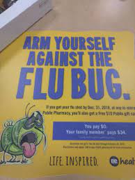 Publix is giving away a $10 gift card if you get your free flu shot there. Free Flu Shots And A 10 Gift Card Publix