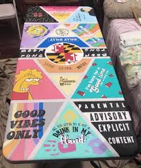 Painted Beer Pong Table In 2020 Beer Pong Table Painted Diy Beer Pong Table Beer Pong Tables