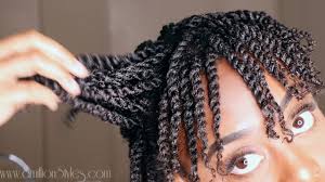 This chic twist mohawk natural hairstyle is a combination of flat twist corn rows and jumbo twists. Tutorial How To Twist Your Natural Hair Properly A Million Styles