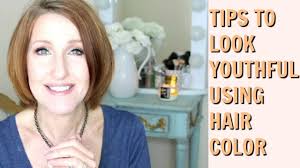 Extreme colors are good for when you are in. Hair Color Over 50 Tips On Looking Youthful Youtube