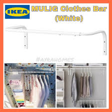 Soareraffordable solution to hang clothes. Hot Item Ikea Mulig Clothes Bar White Palang Penyidai Pakaian 60