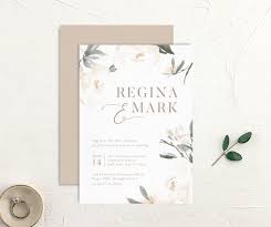 Elegant Garden Wedding Invite With Romantic Florals And Gorgeous Typography Garden Wedding Invitations Typography Wedding Invitations Wedding Invitations
