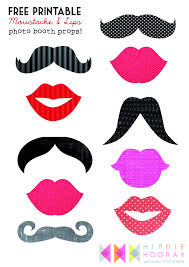 13th Birthday Photo Booth Props Free Printable Photo Booth Props Ide Pesta Pesta Kumis