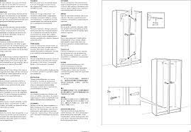 Average pax full mirror door slider, 236 x 150cm from ikea: Ikea Pax Wardrobe Frame 39x14x79 Assembly Instruction