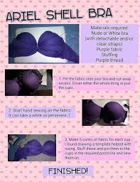 So, here's a step by step on how to make this part of your world. Ariel Seashell Bra Tutorial Ariel Cosplay Mermaid Cosplay Disney Halloween Parties