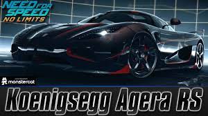 Need For Speed No Limits Koenigsegg Agera Rs Maxxed Out Tuning All Black Edition Parts Youtube