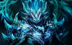 The Demon Of Insanity Fantasy Demon Blue Demon Cool Dragons