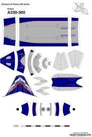 Paper model of czechoslovakian trainer and aerobatic plane. Aeroflot A330 300 Paper Model Template Fotografi Pesawat Periklanan