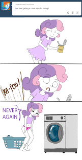 672910 - suggestive, artist:go-go-crusaders, sweetie belle, equestria  girls, accident, beans, belly button, breasts, camisole, clothes, comic,  dress, female, fetish, go go crusaders, heart, heart print underwear,  implied farting, panties, pantypoop ...