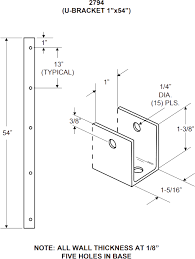 And we aren't talking about just the conference room or the. Partition Repair Parts Restroom Partition U Bracket 1 X 54 Aluminum