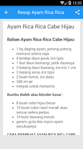 Maybe you would like to learn more about one of these? 2021 Resep Rica Rica Ayam App Download For Pc Android Latest
