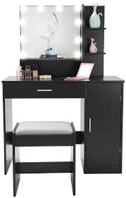 Amazon Com Vanity Set With 10 Light Bulbs Makeup Table Vanity Dressing Table 1 Large Drawer In 2020 Bedroom Vanity Set Bedroom Vanity With Lights Black Vanity Table