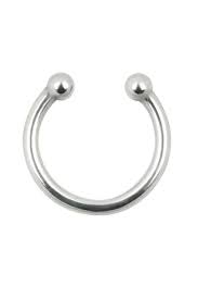 Circular and curved barbells can be used in a wide variety of piercings such as the nipple, tragus we offer an extensive variety of different styles and colors wholesale circular barbells & curved. Circular Barbell Fake Septum Ring Silver 4 95