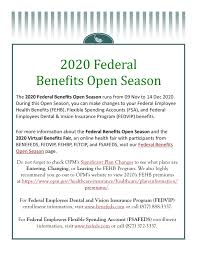 The federal health insurance exchange (also known as the marketplace) open enrollment period runs from november 1, 2019 to december 15, 2019, for coverage starting on january 1, 2020. Fort Leonard Wood On Twitter The 2020 Open Benefit Enrollment Season For Both Federal Employee Health Benefits And Tricare Coverage Is Nov 9 To Dec 14 During Open Season Eligible Individuals Can