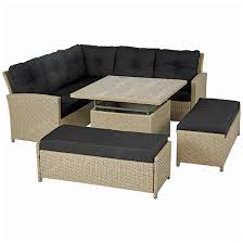 Maybe you would like to learn more about one of these? Style Selections Hampton Patio Dining Set Sectional Sofa 4 Piece Beige And Black Rona