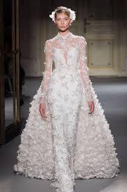 I recently became intrigued with designer georges hobeika's work and thought it would be nice to take a look at some unique style nicole miller fall 2014 bridal collection. Gorgeous 3d Details At Georges Hobeika Haute Couture Dresses Wedding Dresses Wedding Gowns