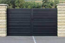 Portail 2 vantaux leroy merlin. Portail Battant P Mex Montana 3 5 M Gris Anthracite L 350x H 180 Cm Leroy Merlin