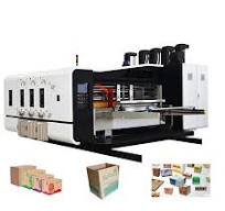 Corrugated Cardboard Carton Box Flexo Printer Slotter Rotary Die Cutter  Machine